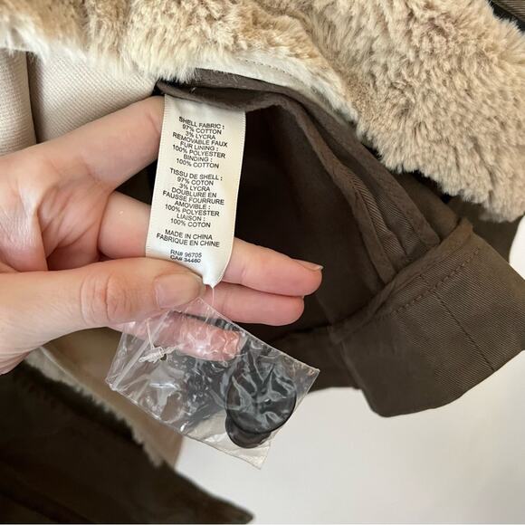 Rebecca Taylor La Vie Stretch Twill Utility Coat - Picture 7 of 9